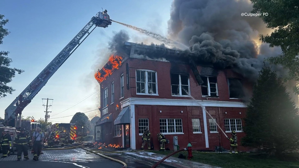 Businesses face uncertainty after massive building fire in Culpeper