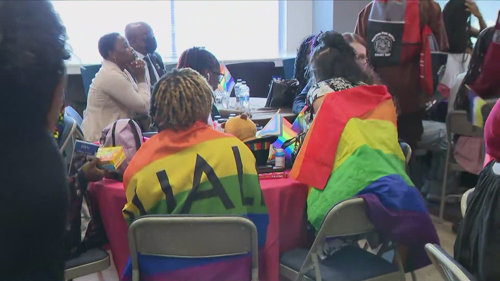 The reception focused on the diversity, equality, and accomplishments of the LGBTQ-plus community in Prince George's County. It highlighted the services available.