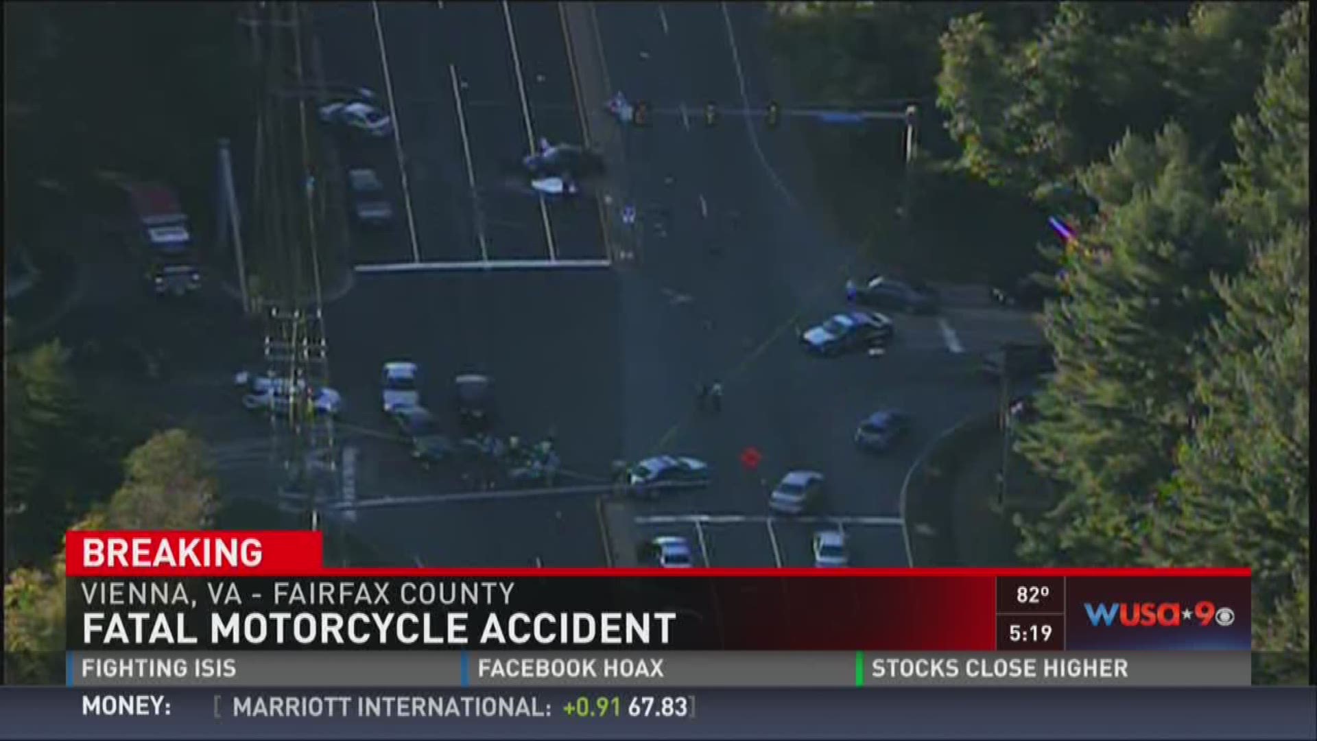 Man on motorcycle killed in Va. multivehicle crash