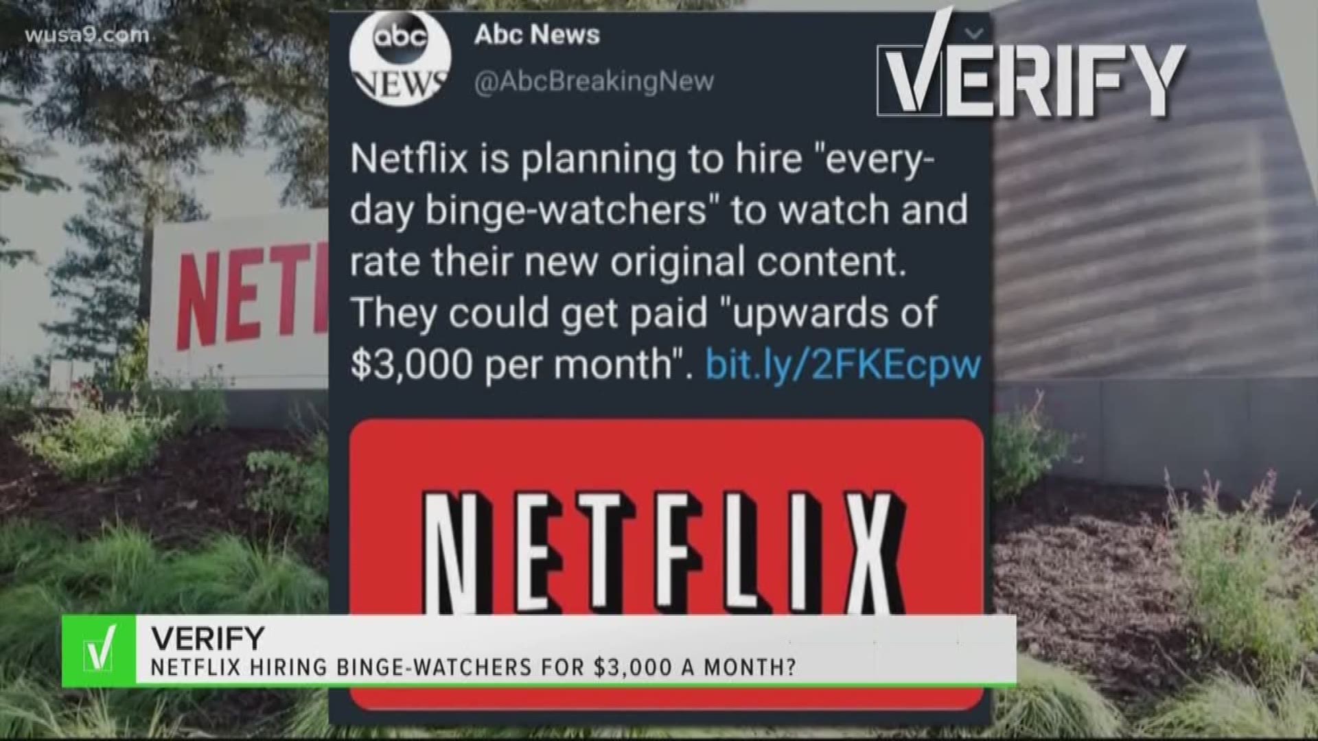 There are currently no open jobs for binge watchers, but there were as recently as March 2018.