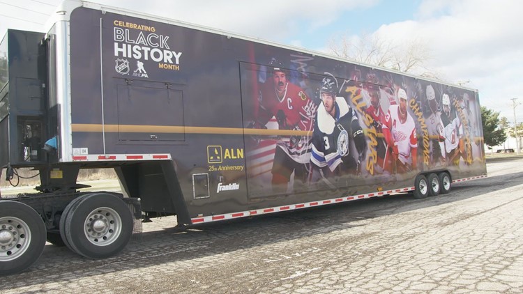Black hockey history mobile museum