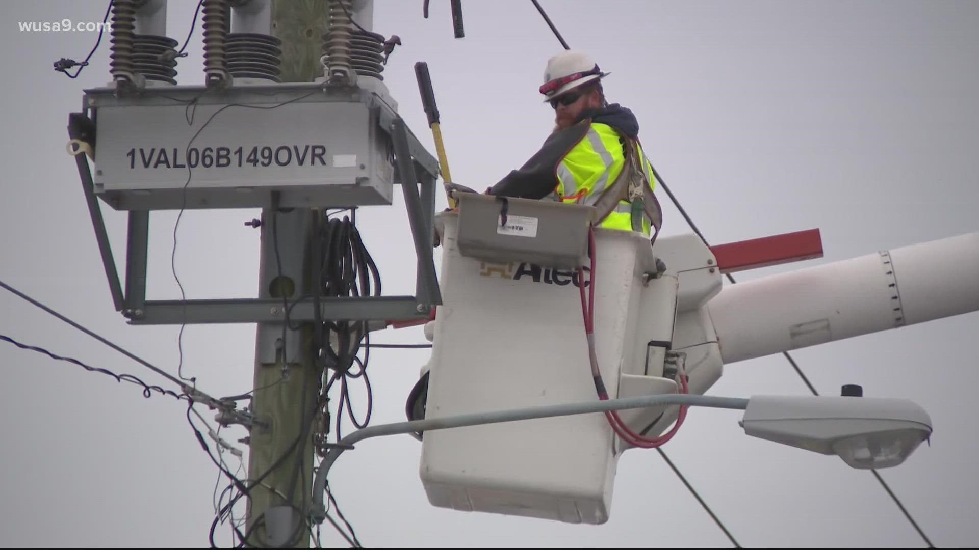 VDOT crews said they are pretreating roads to try to prevent as much snow buildup as possible.