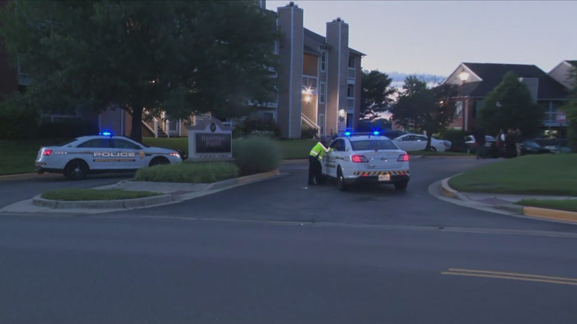 The shooting happened on Hampton Point Drive, off of Briggs Chaney Road.