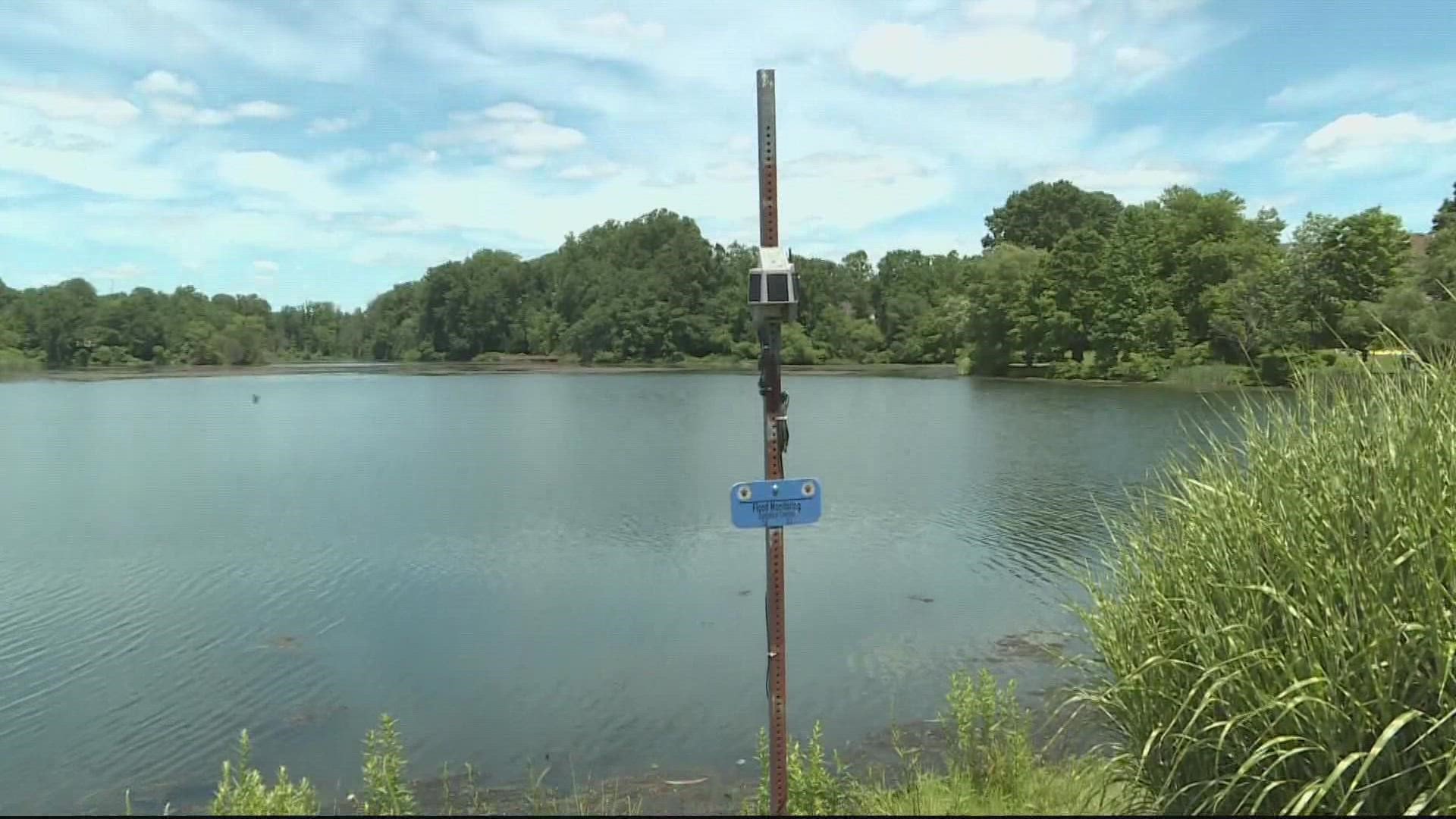 One of the new high-tech sensors will be installed near the Rock Creek Woods apartments where a 19-year-old died in flash flooding in 2021.