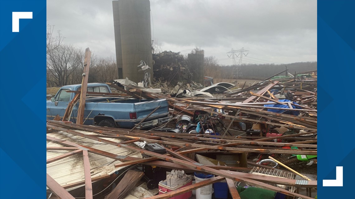 Maryland tornado rips through Monrovia farm