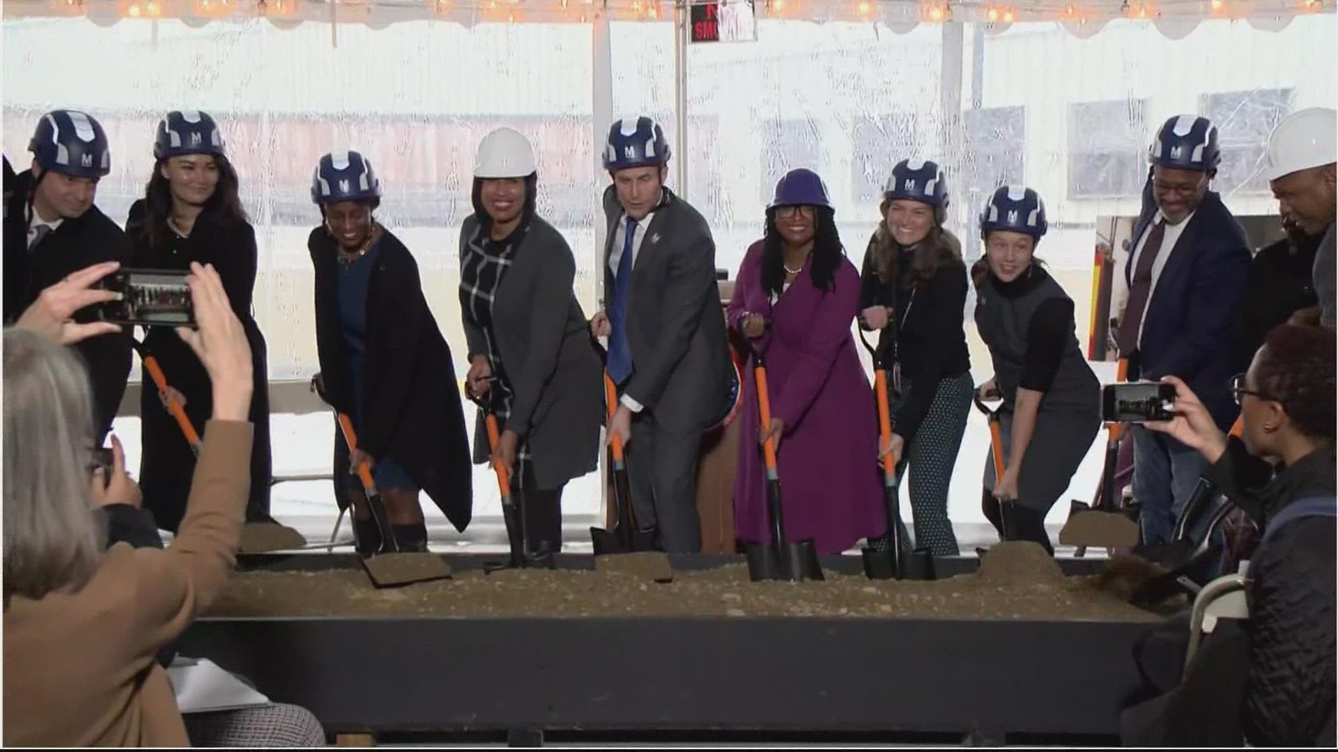 Metro is going green. They have broke ground on a new garage in Northwest D.C. that officials say will help service its buses of the future.