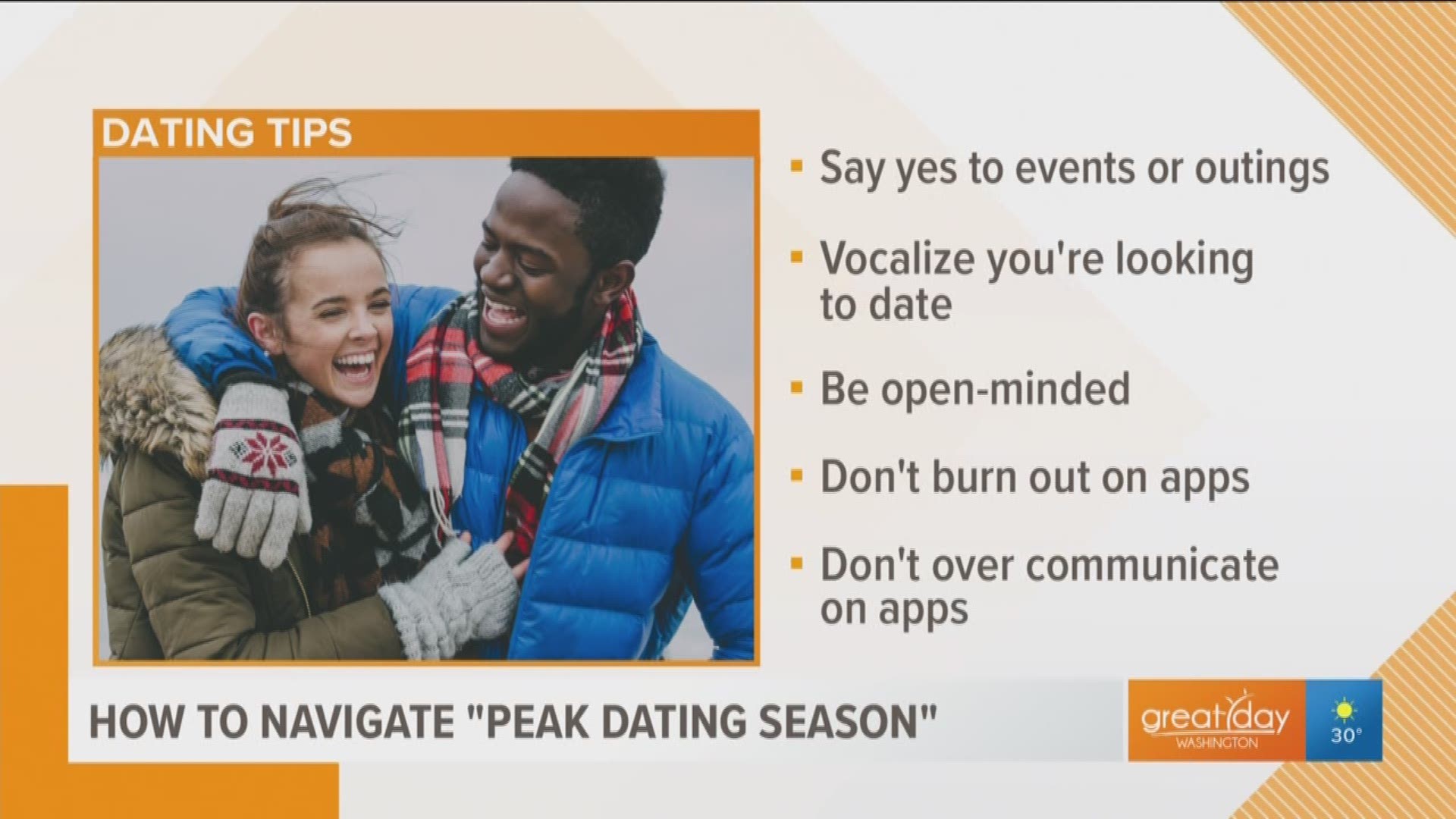 Jaime Bernstein and Callie Harris, senior matchmakers at Three Day Rule Matchmaking share dating tips for peak dating season.