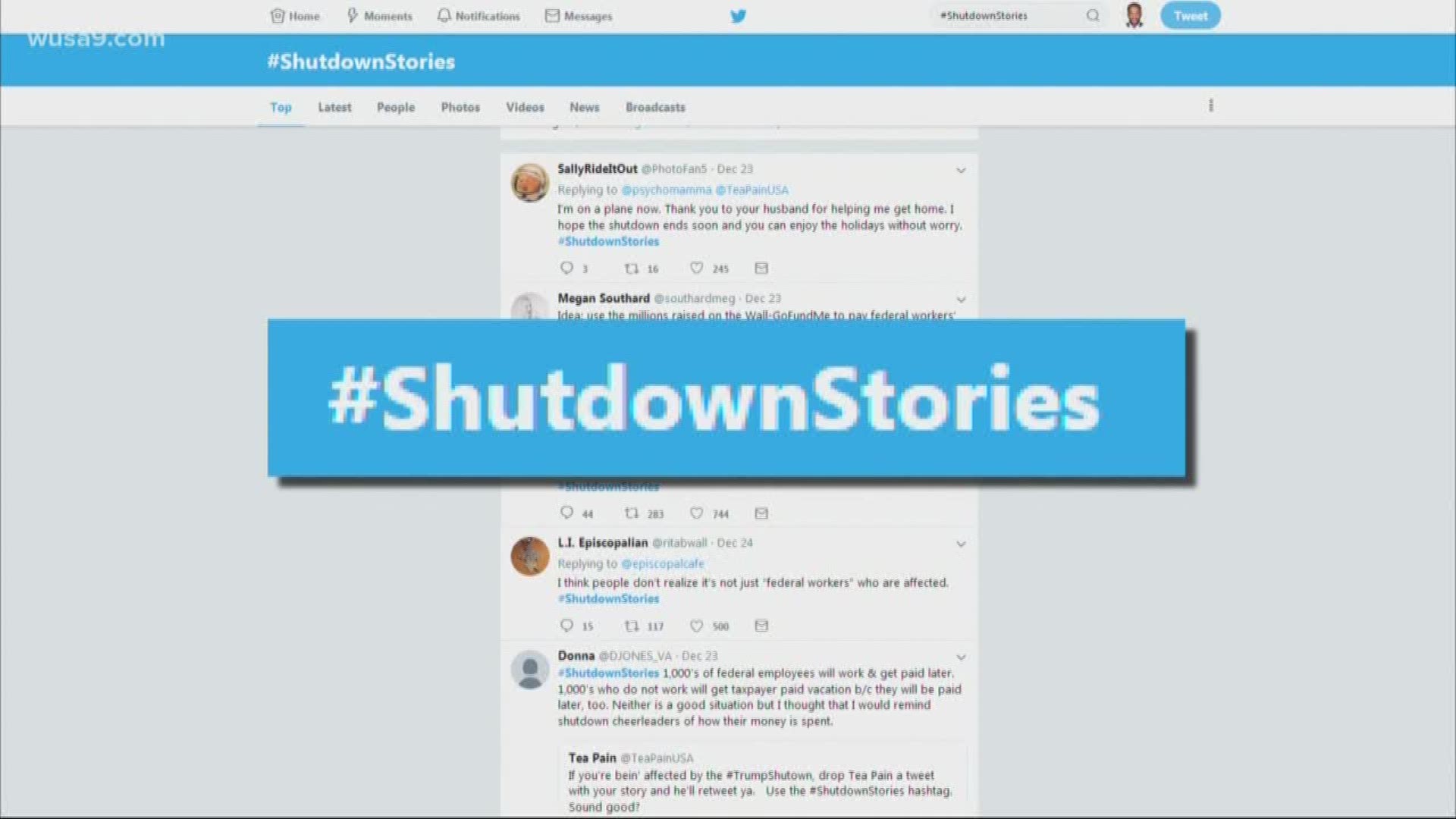 People all across the country are sharing their "Shutdown Stories" on social media as the partial government shutdown prepares to enter its fifth day.
