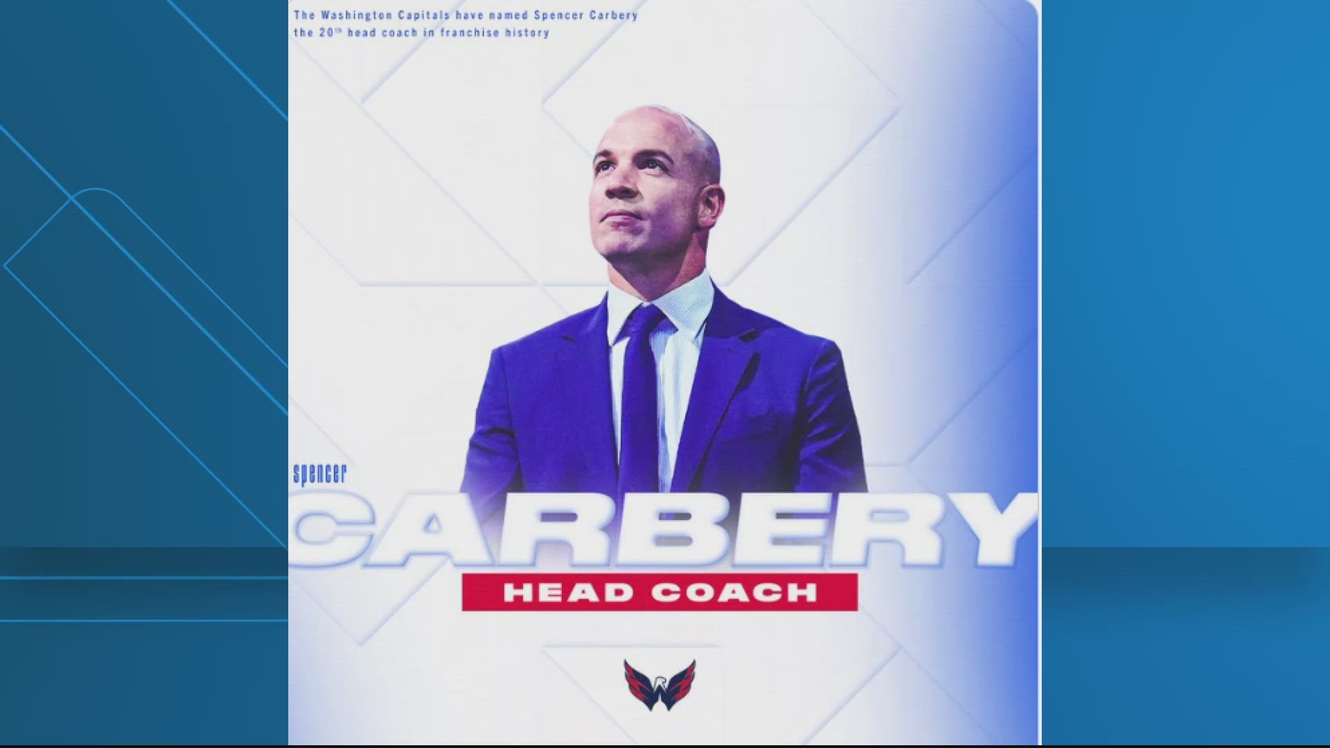 Spencer Carbery, 41, is the 20th head coach in franchise history.