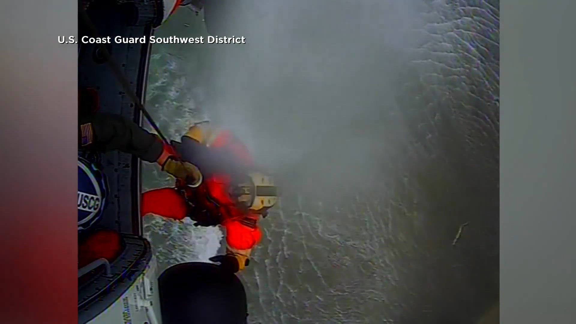 Dramatic video shows Coast Guard rescue in California | wusa9.com
