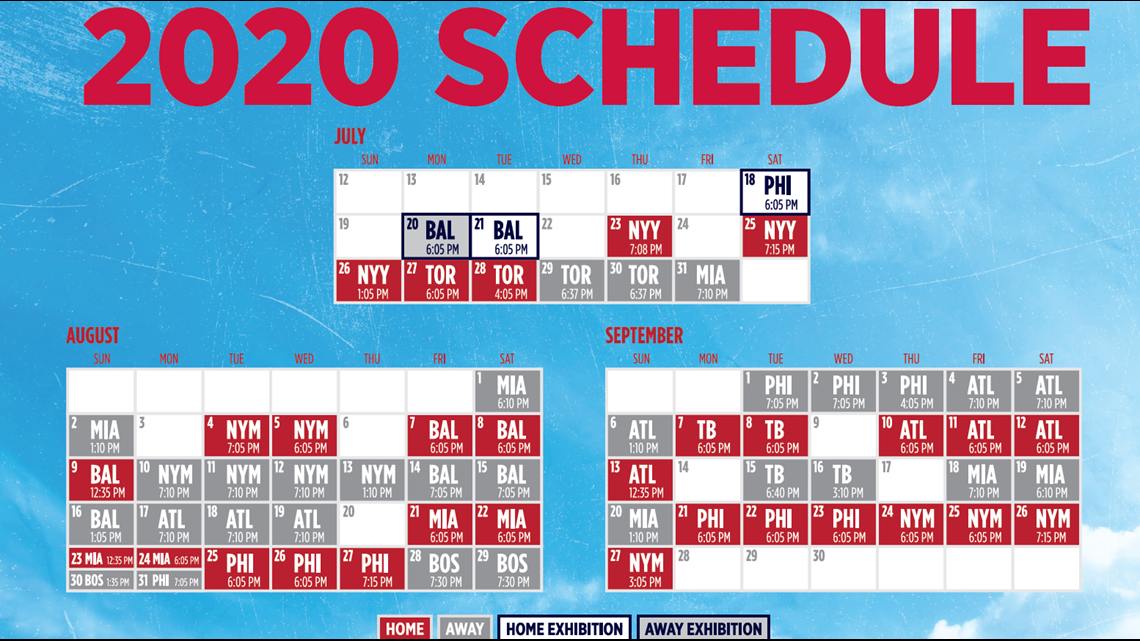 Nats Schedule 2022 Washington Nationals 2021 Season: List Of Games And Schedule | Wusa9.Com
