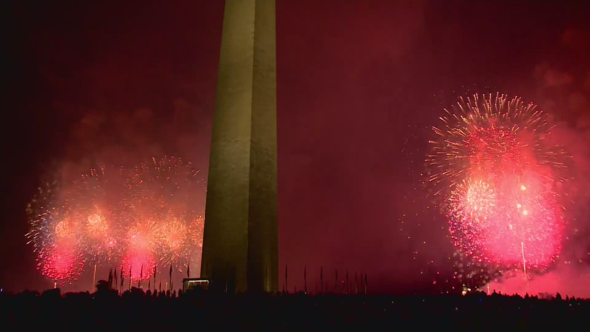 Enjoy an unobstructed view of the Mall fireworks from the "Monument Cam."