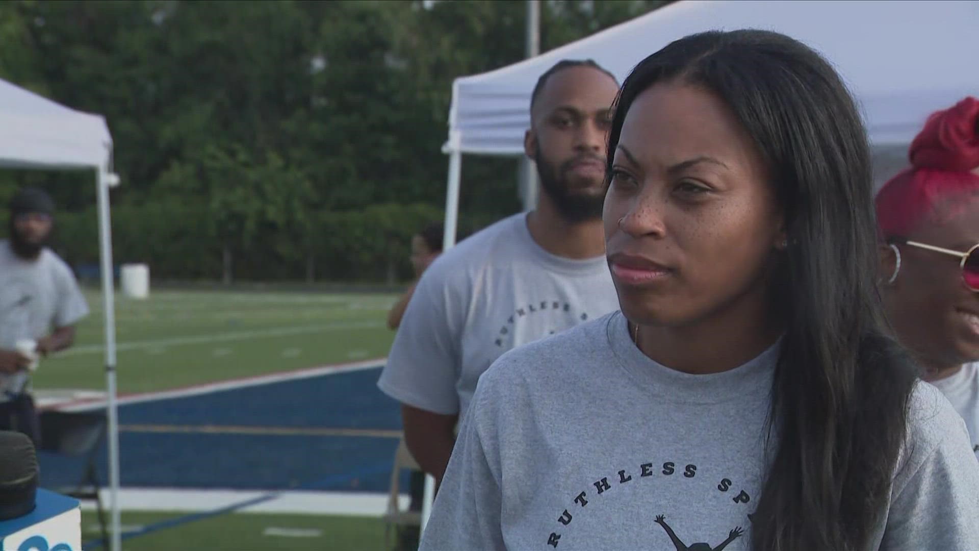 Asha Ruth returns home to help local young athletic people reach new heights with the help of her free clinics.