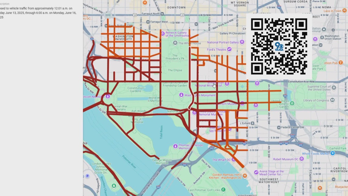 Roads Blocked Off For Army Parade Until Monday Morning Wusa9