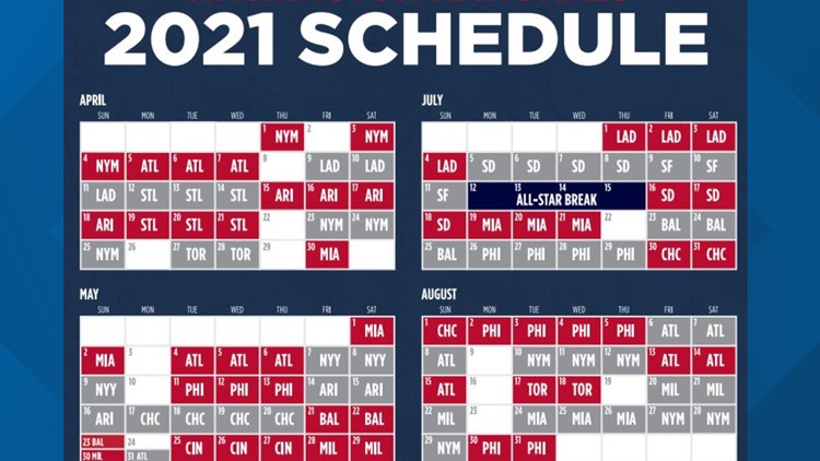 Nationals 2022 Schedule Washington Nationals 2021 Season: List Of Games And Schedule | Wusa9.Com