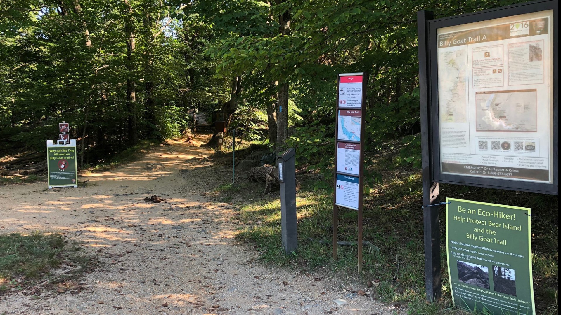 A hiker found unconscious along the C and O Canal Saturday has died. Montgomery County Fire and Rescue say the woman's death may be heat-related. Medics responded to emergency calls on the Billy Goat Trail Saturday.