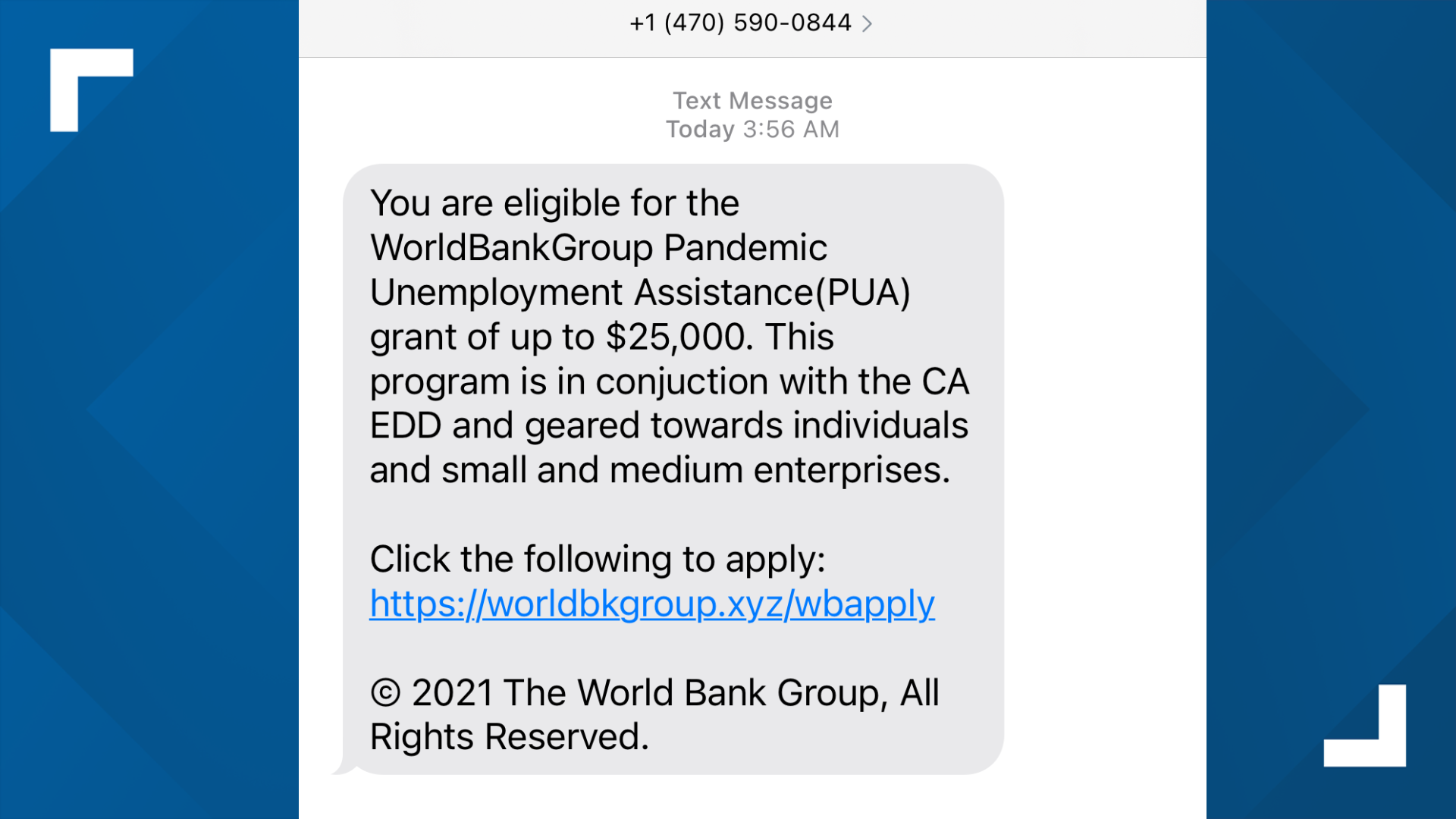 COVID vaccine scam World Bank: Text messages fake fact check 2021 ...