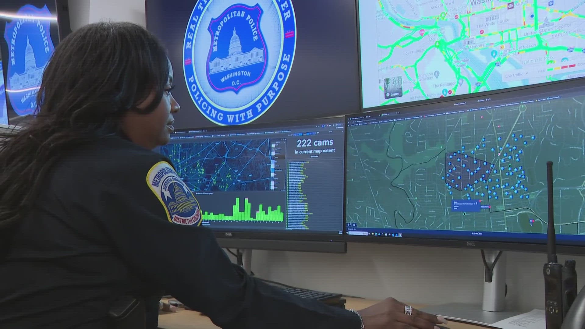 We're getting our first look inside DC's new real time crime center. It's focused on technology that they say will change policing in the region.