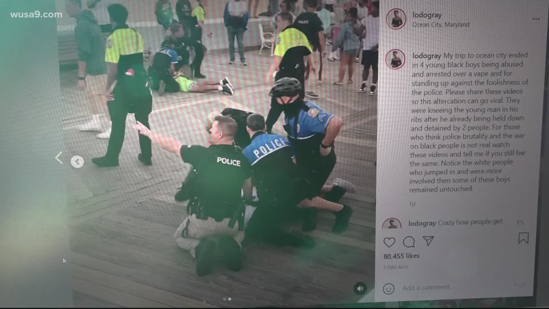 Civil Rights organizations demand accountability and reform in the wake of videos showing violent arrests on resort town's boardwalk