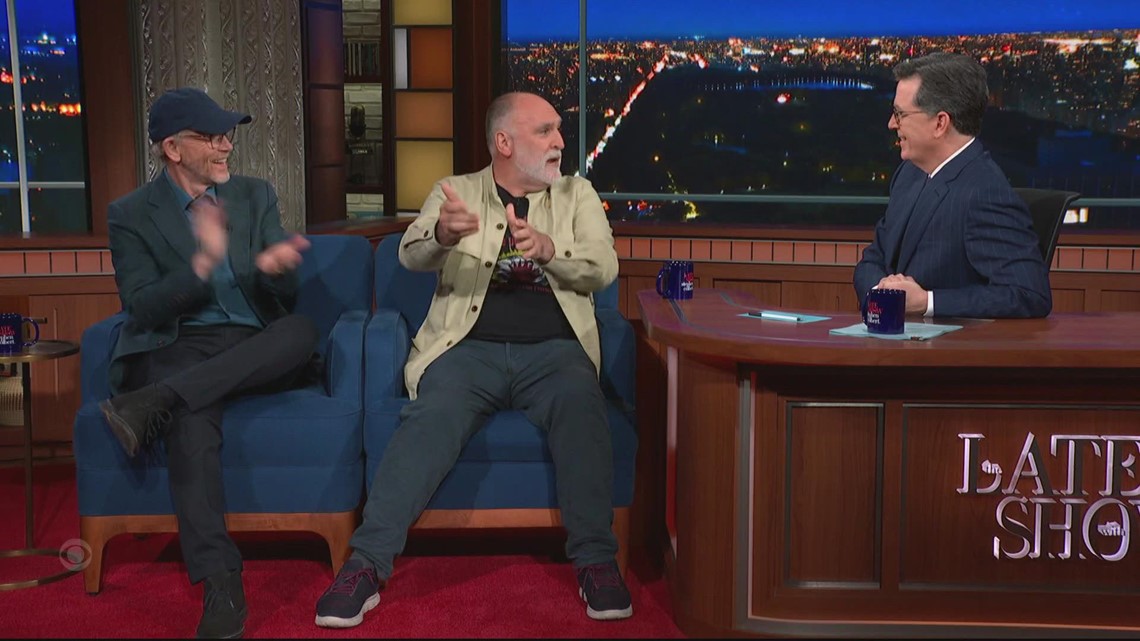 Celebrity Chef José Andrés on Stephen Colbert