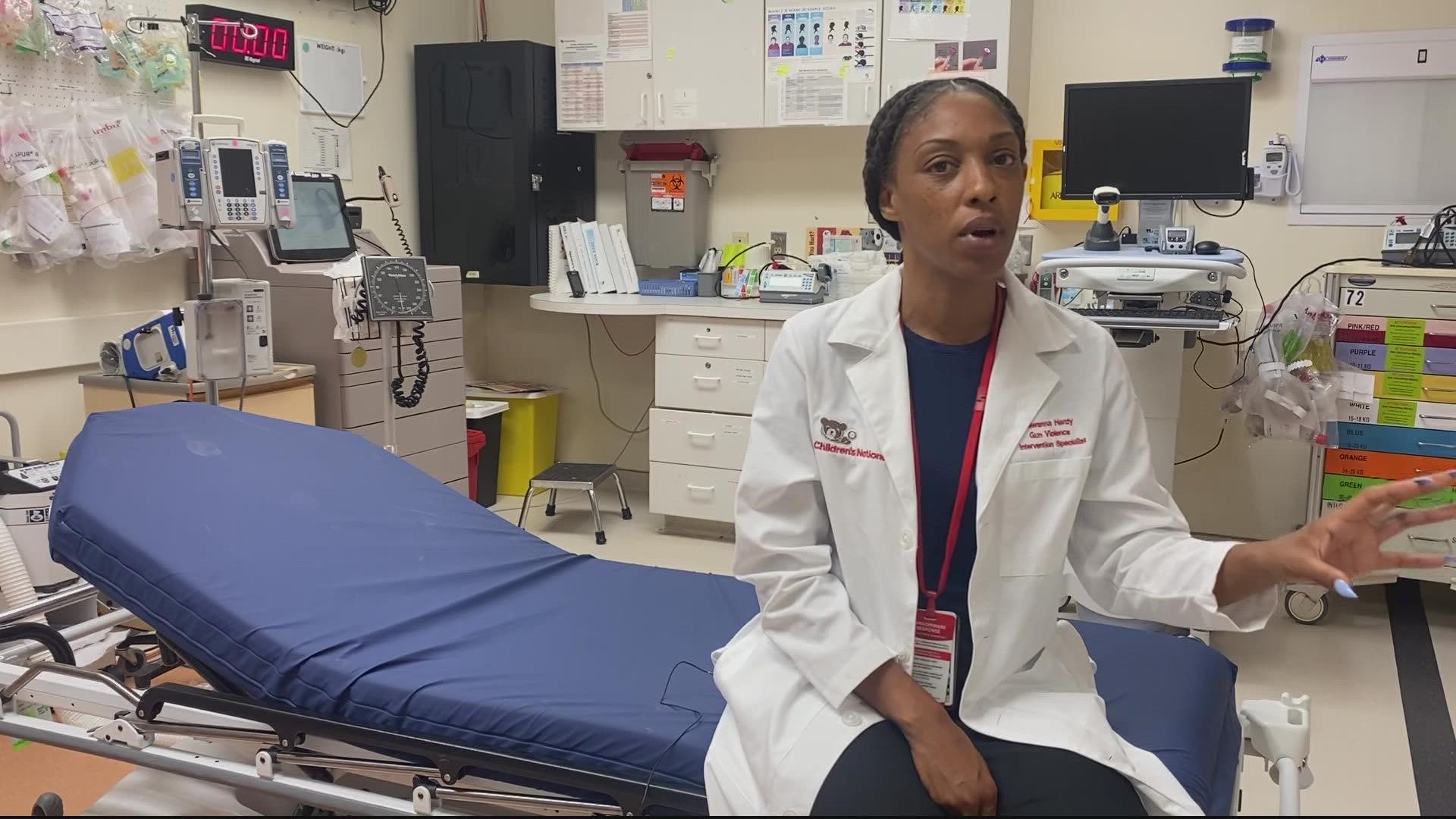 The new role of Gun Violence Intervention Specialist hopes to make a child's first visit to the Emergency Department their last.