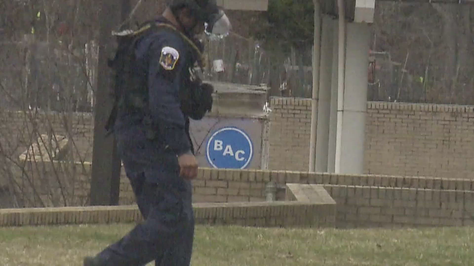 Police confirmed they found a grenade outside of the police station located on Idaho Ave, NW.