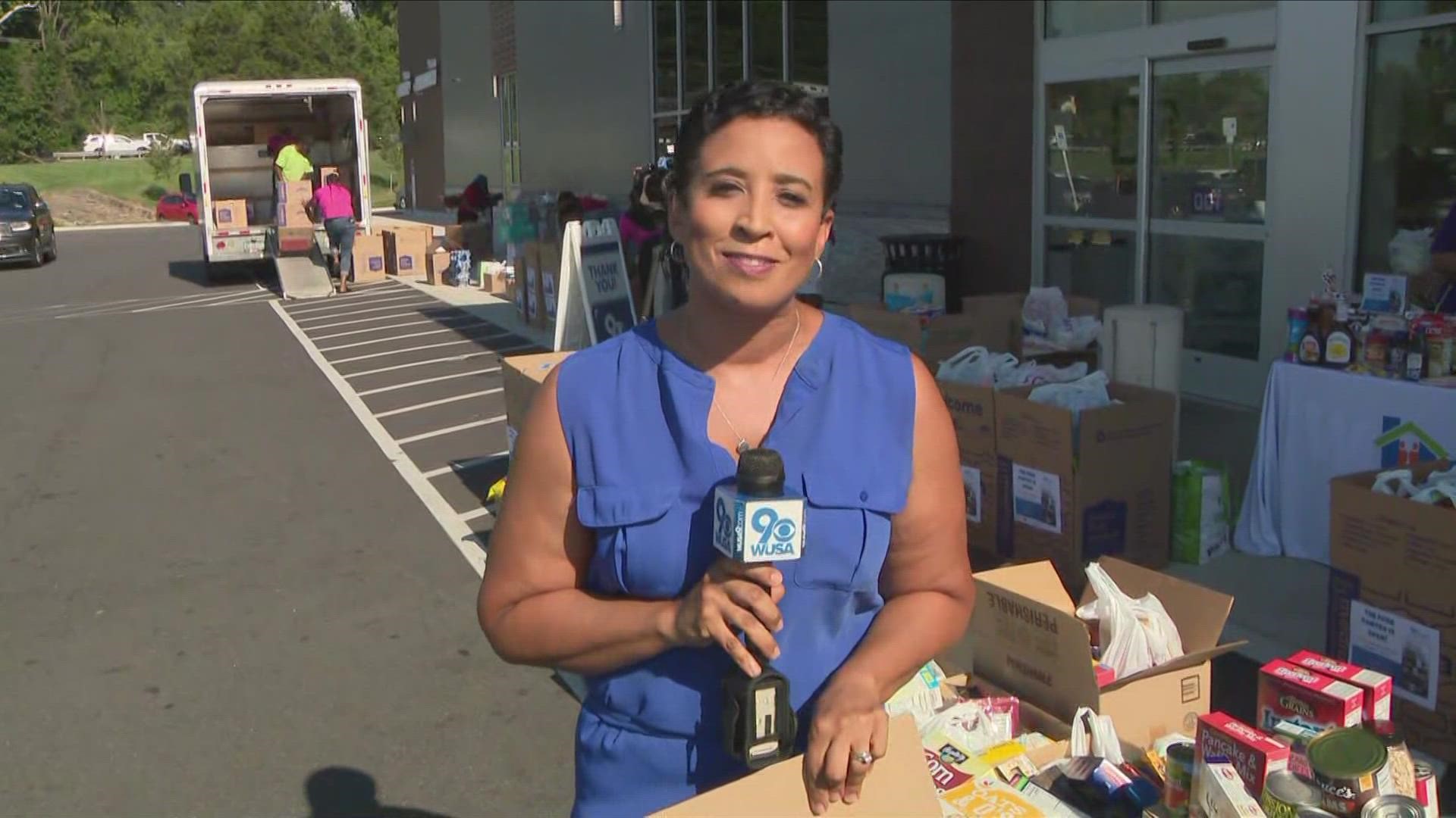 As part of a 6-week #GivingMatters campaign, WUSA9 is hosting food donations across the DMV to help feed families in Prince George's County.