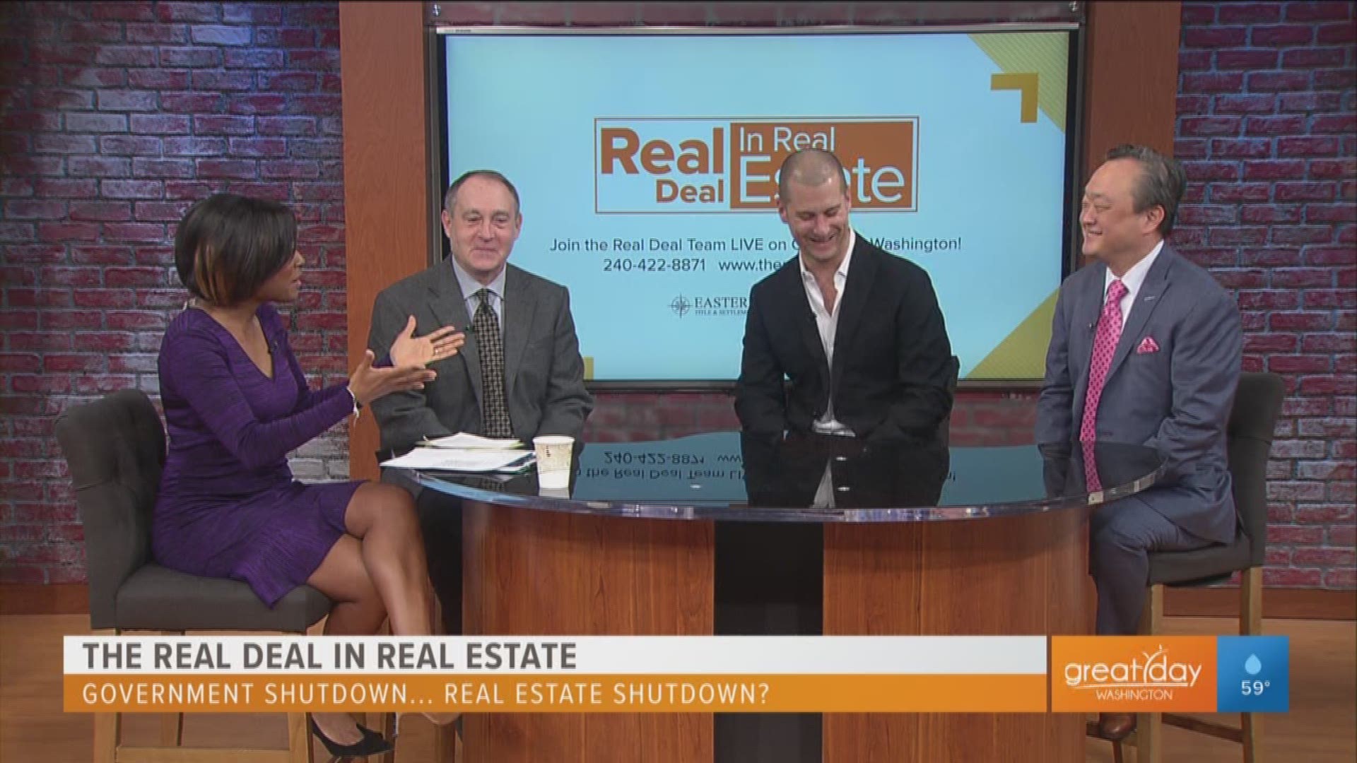 In this edition of The Real Deal in Real Estate, Chong Yi, Josh Ross, and Ben Goldman explain the partial government shutdown's affect on the real estate market. For more information call 240-422-8871 or visit www.therealdealdmv.com.