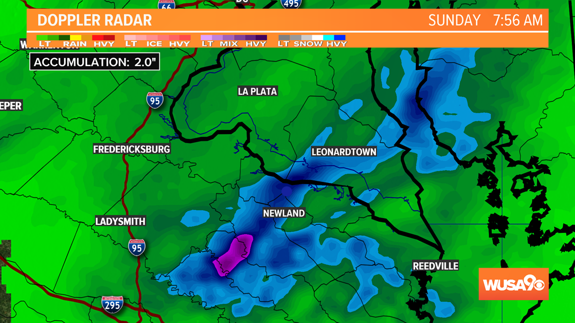 Here's the latest DC weather forecast