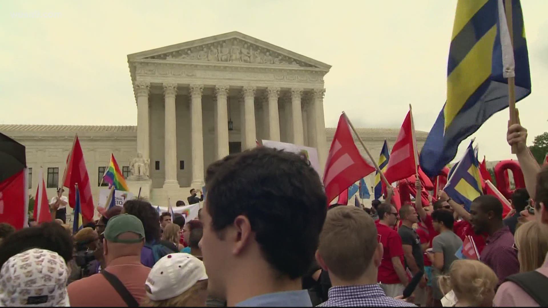 Ginsburg played a pivotal role in the fight for gay rights in this country, ruling with the 5-4 majority in 2015's landmark marriage equality case.