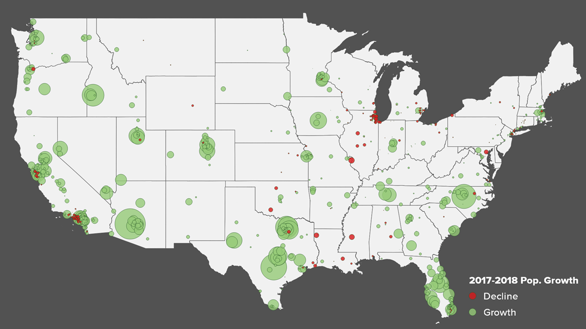 Frederick, MD, was the fastest growing city in the DMV last year