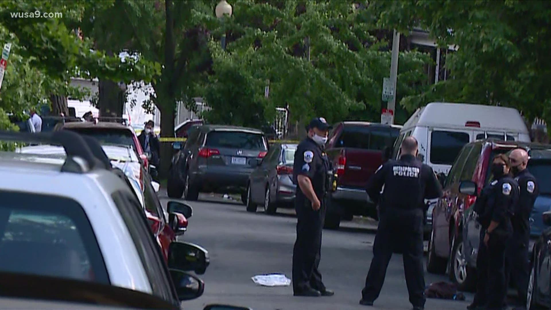 The scene is still active, with the Metropolitan Police Department investigating what exactly led to the shooting.
