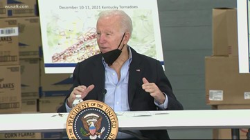 President Biden visits Kentucky after deadly tornado