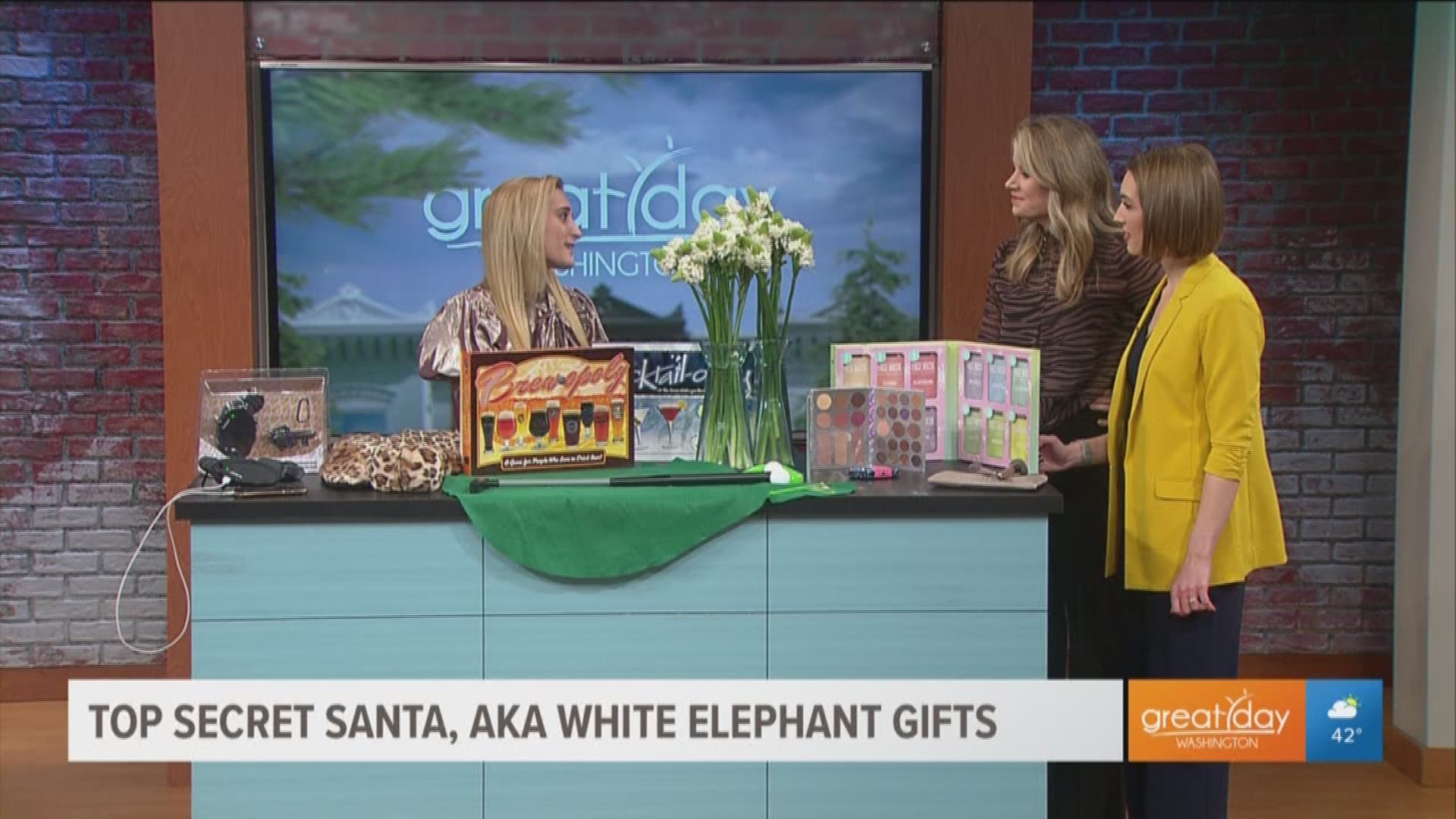 Secret Santa, aka White Elephant gifts can be hard to find, so fashion & trend expert Brittney Levine shares some amazing ideas. Follow her on IG: @brittneyhlevine
