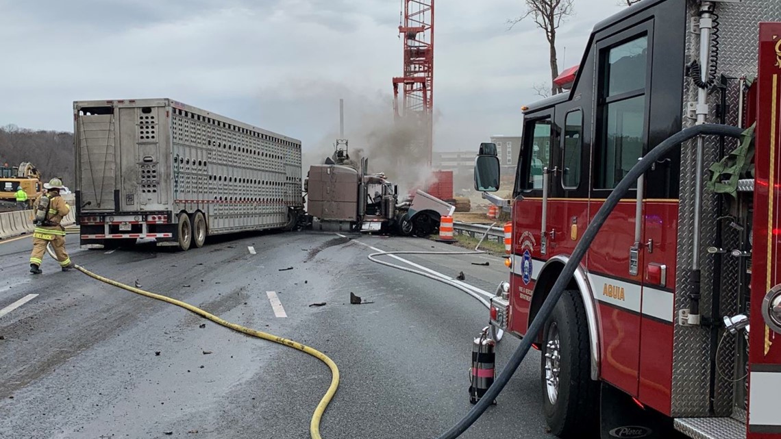 NB lanes on I-95 in Stafford County reopened after trailer crash ...