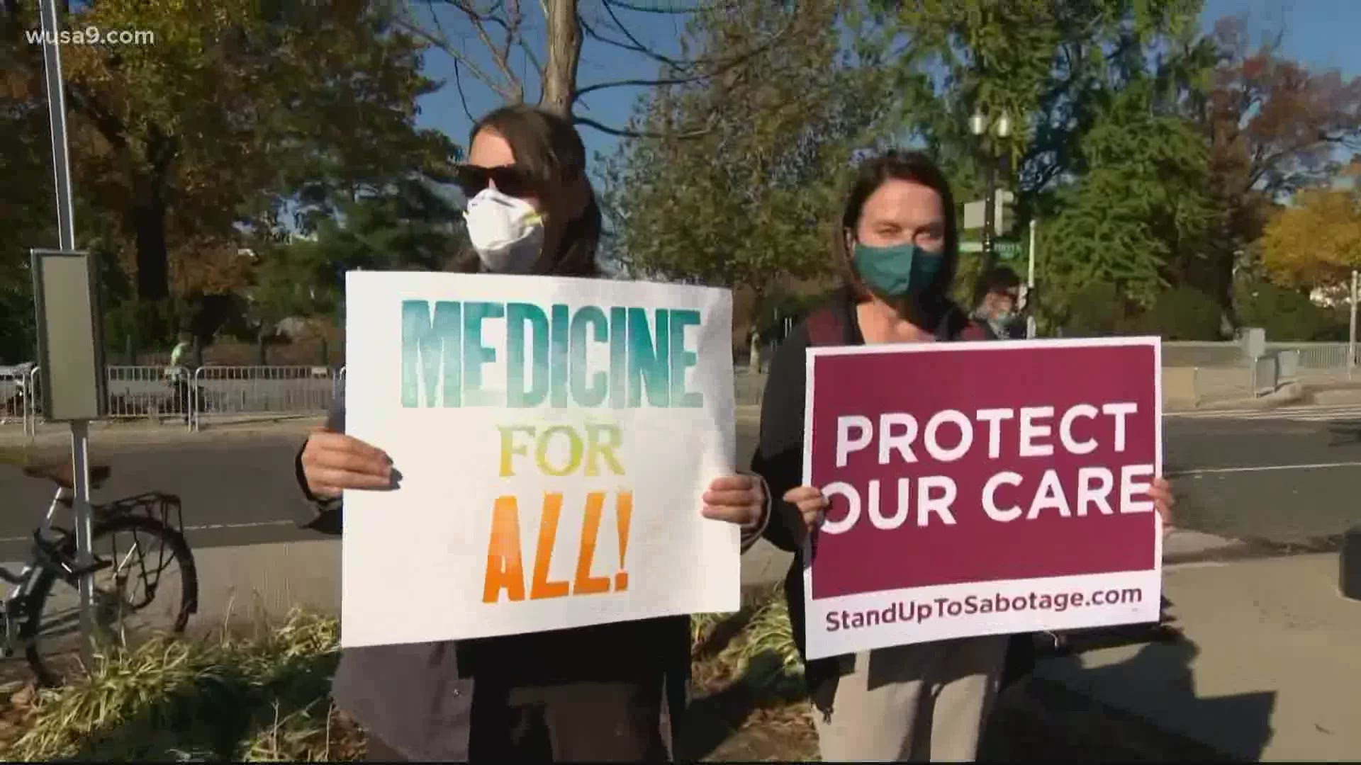 Jess Arnold talks with two women who might lose their health insurance if the Supreme Court finds the 'Affordable Care Act' unconstitutional.