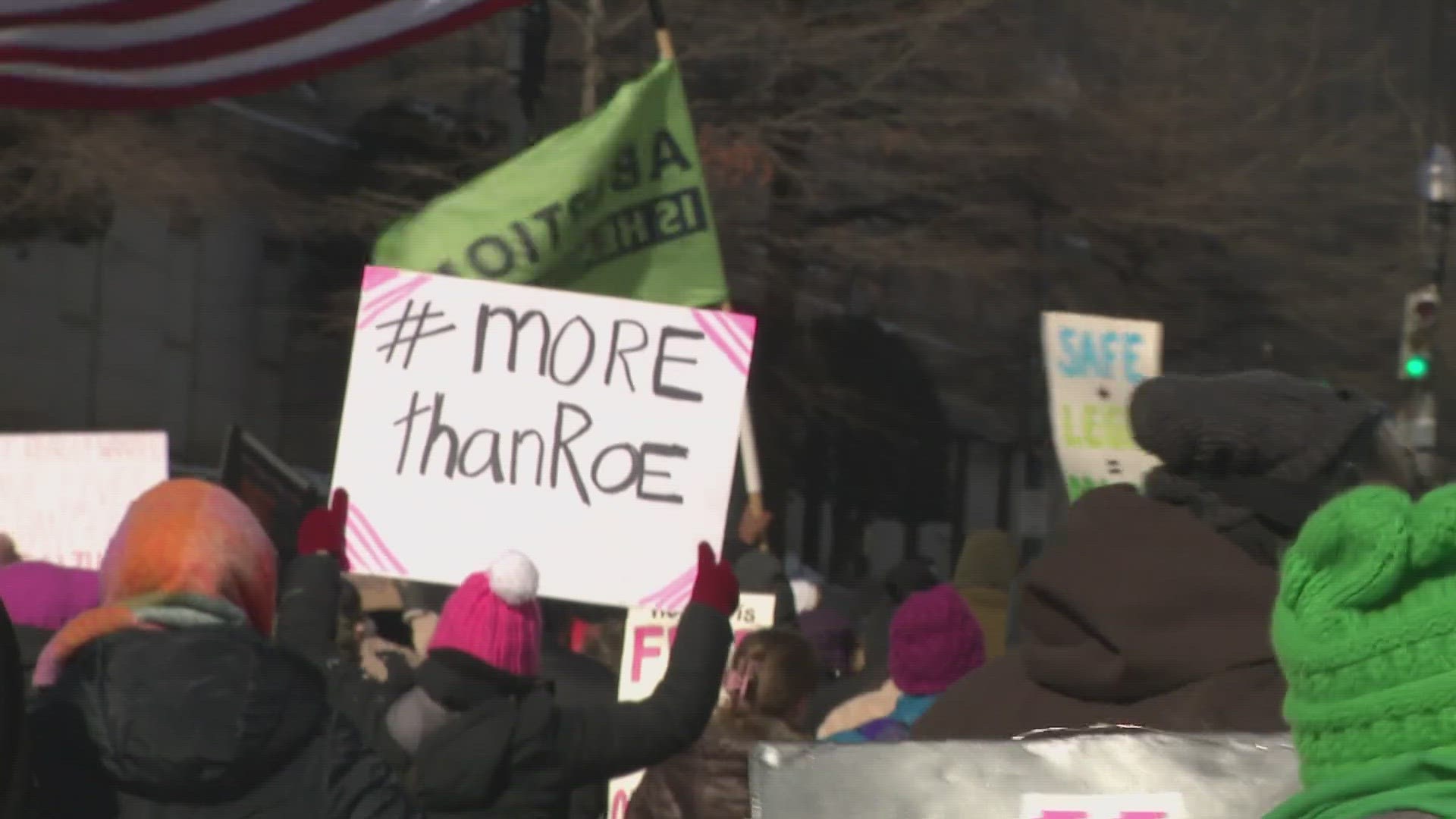 It’s an election year and abortion rights measures are expected to be on the ballot. Pro-abortion demonstrators protested in Freedom Plaza to get their voices heard.