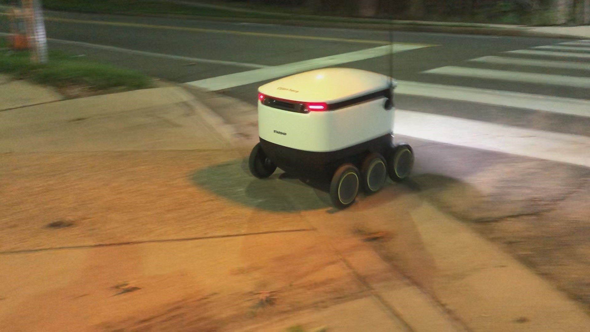Starship Technologies' robots already operate on the George Mason University campus.