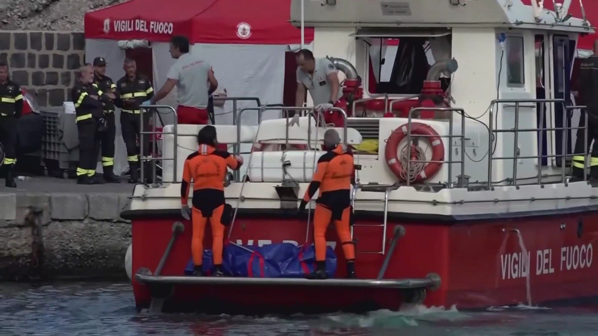 IT'S DAY THREE OF THE SEARCH FOR THOSE MISSING AFTER A LUXURY YACHT SANK OFF THE COAST OF SICILY -- AND THERE'S BEEN MAJOR PROGRESS TODAY.