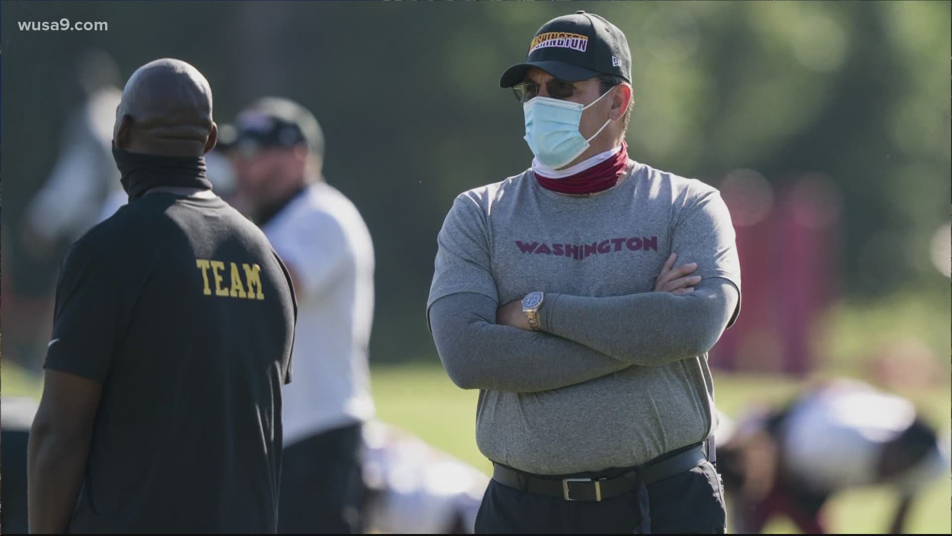 Weeks before his first season with Washington is expected to begin, coach Rivera said he was diagnosed with "very treatable and curable" cancer.