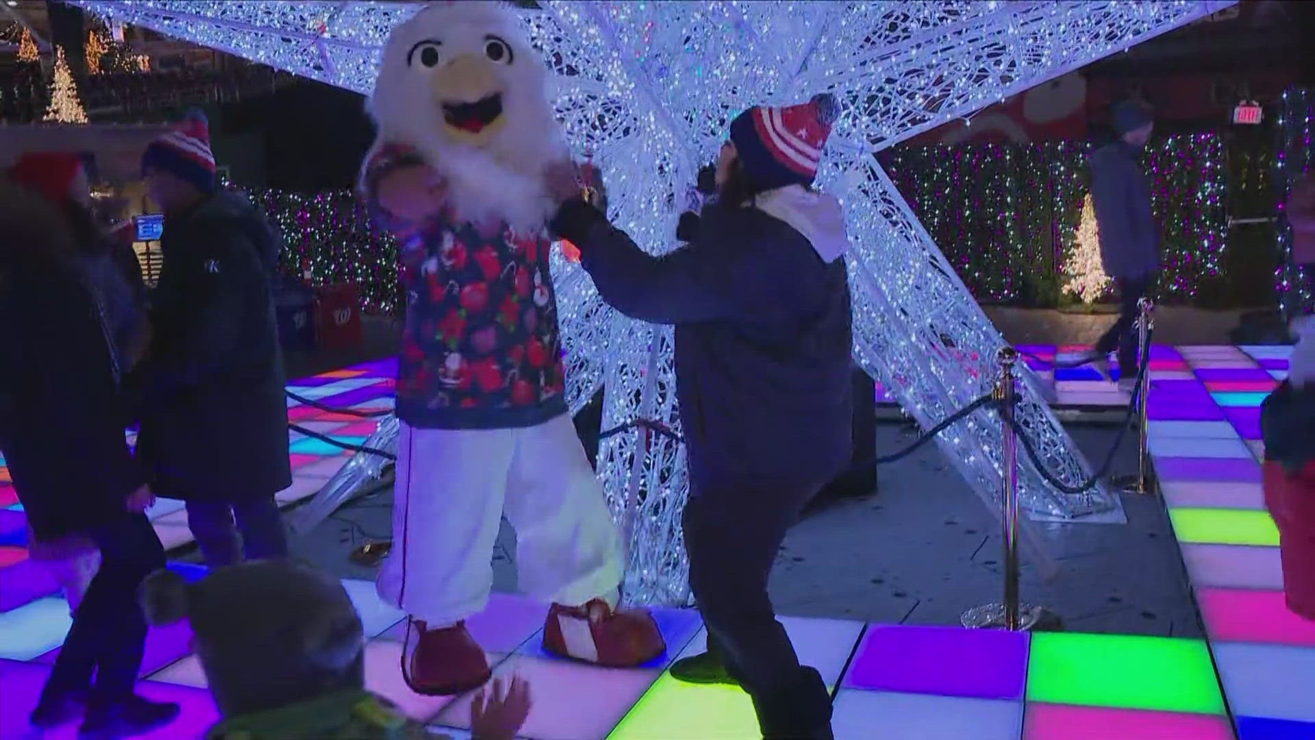 Meteorologist Makayla Lucero is dancing the night away at Enchant Christmas.