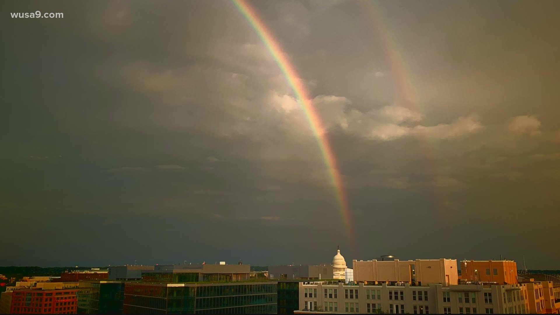 Double Rainbow Honors John Lewis As He Lies In State Most Dc Thing Wusa9 Com