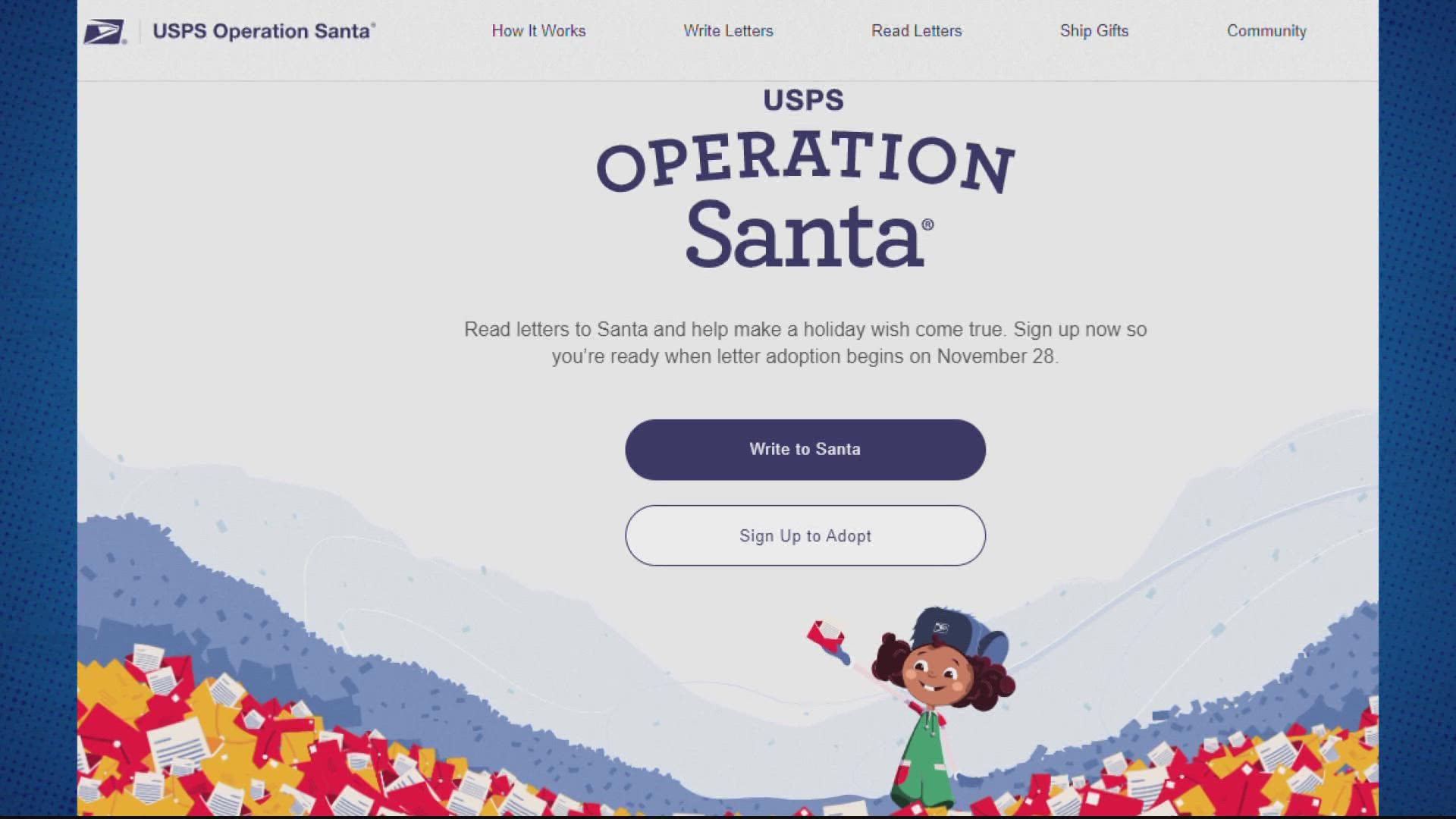 Here's how you can help answer letters to Santa.