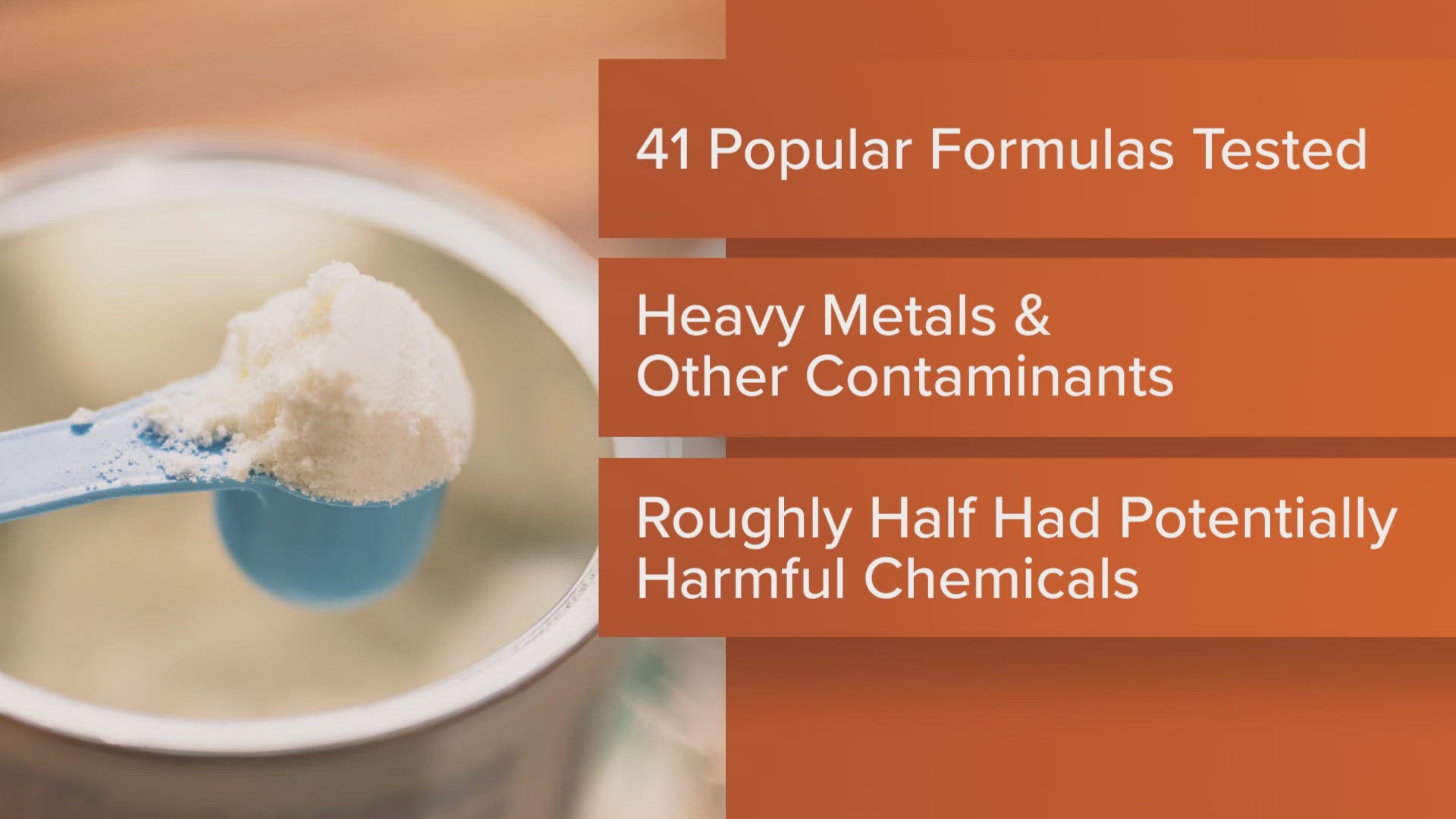 The federal government is stepping up its testing of infant formulas. 