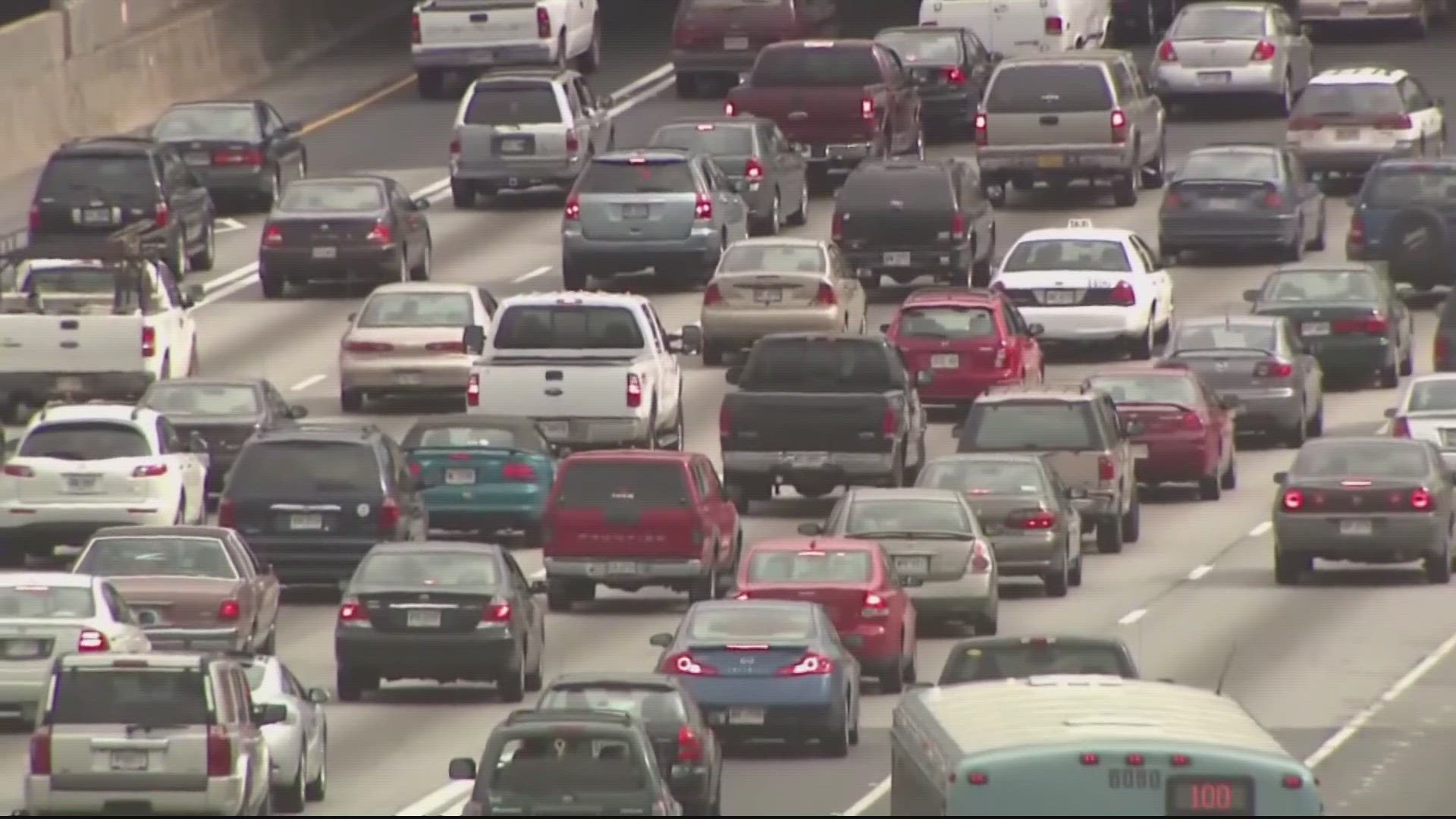 A lot of people on the roadways. It's a day – sometimes referred to as Terrible Traffic Tuesday…