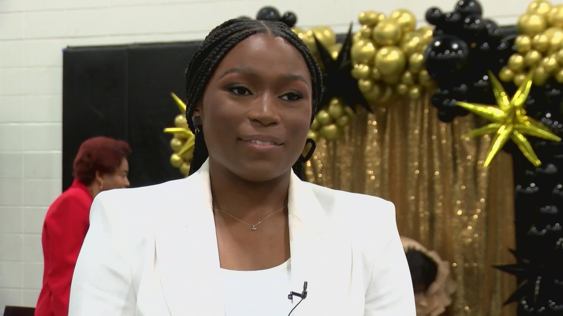 She said she applied to so many schools to show other students from low-income backgrounds what's possible