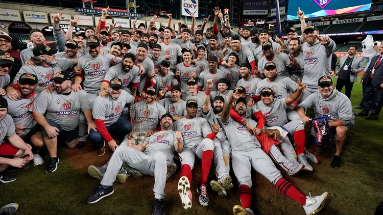 The Washington Nationals celebrate their World Series win during victory  parade – New York Daily News