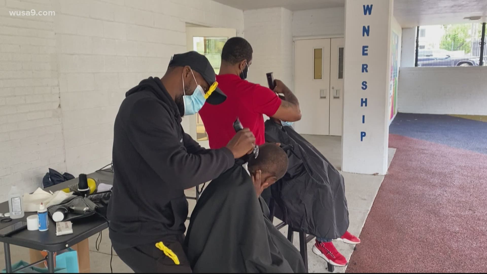 The nonprofit Competitive By Nature offers haircuts and confidence.