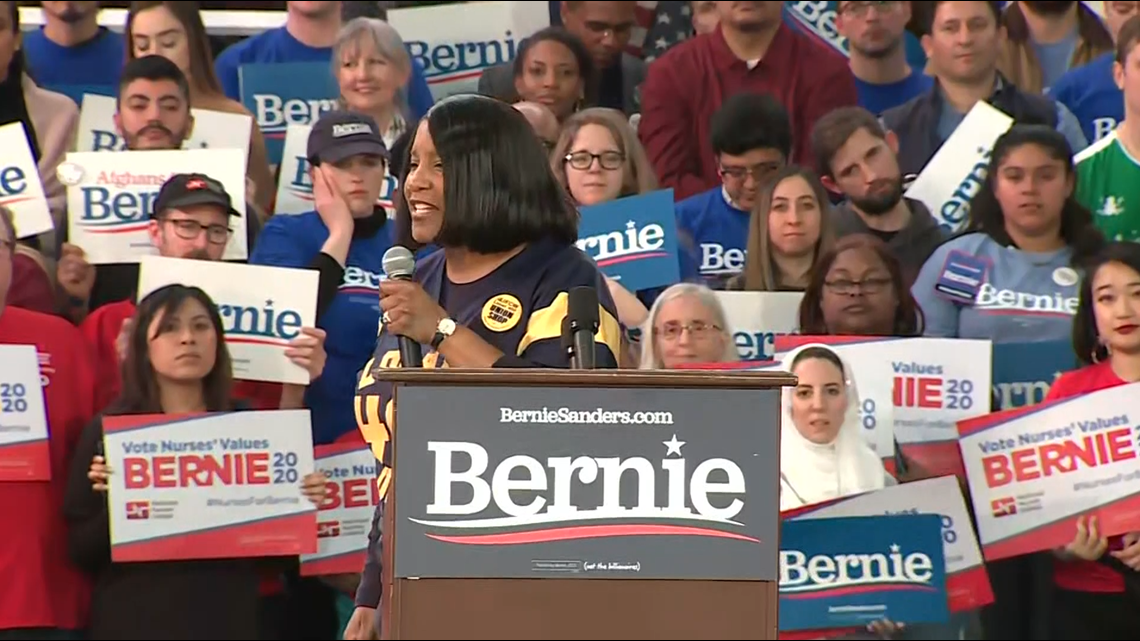 Bernie Sanders lets local union worker speak at Virginia rally | wusa9.com