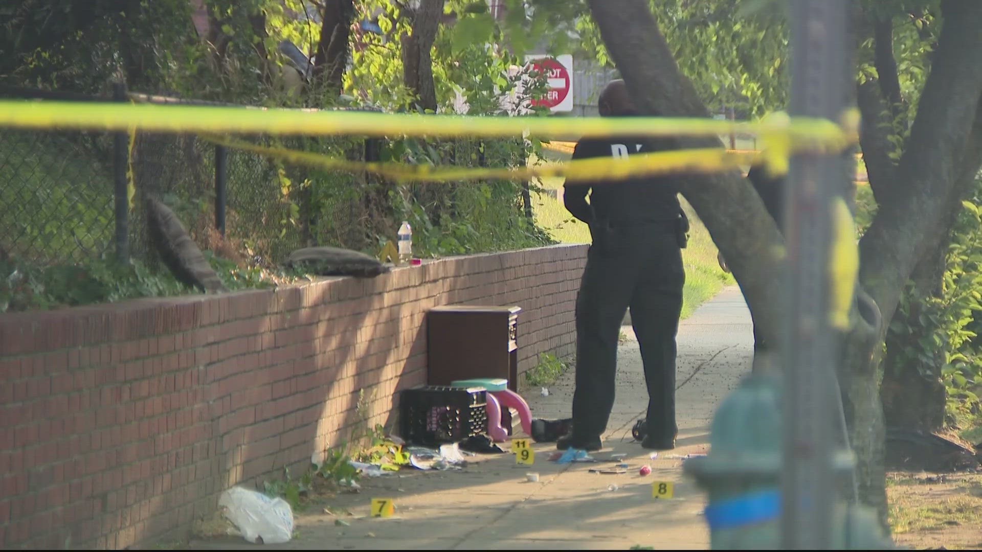 Police are investigating after three men were shot in Southwest D.C. Wednesday afternoon.